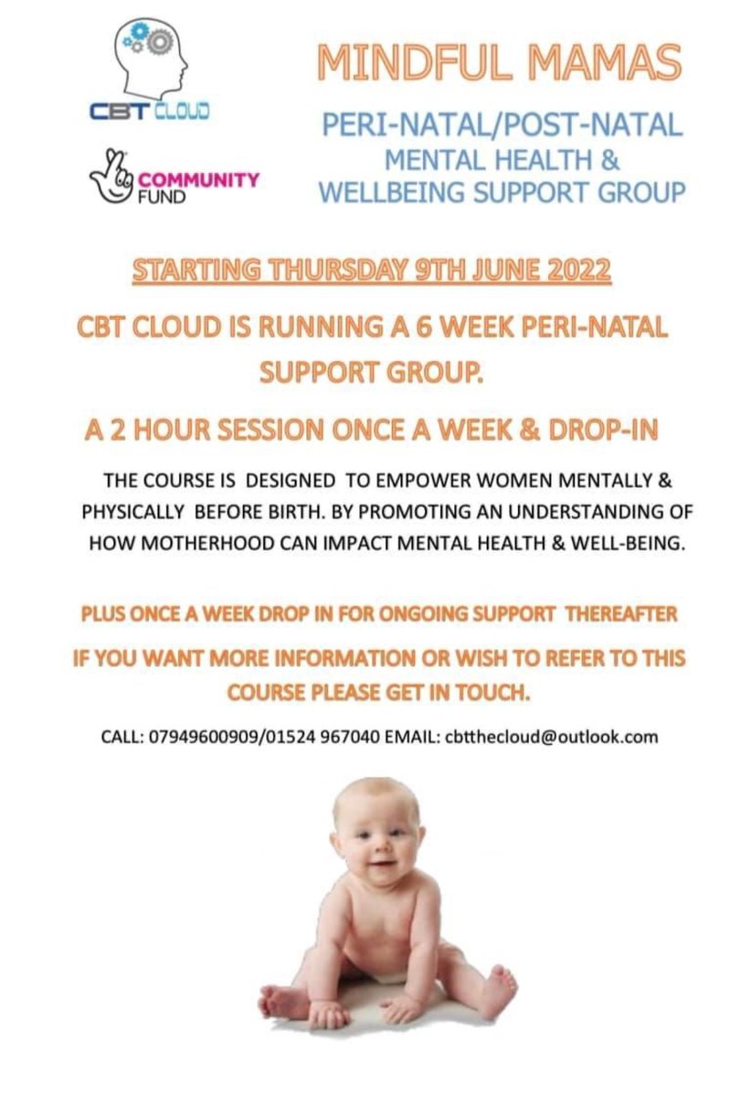 CIC_cbtcloud's tweet image. DROP IN TODAY, FREE MENTAL HEALTH SUPPORT
#MentalHealthMatters #freecourse #morecambe