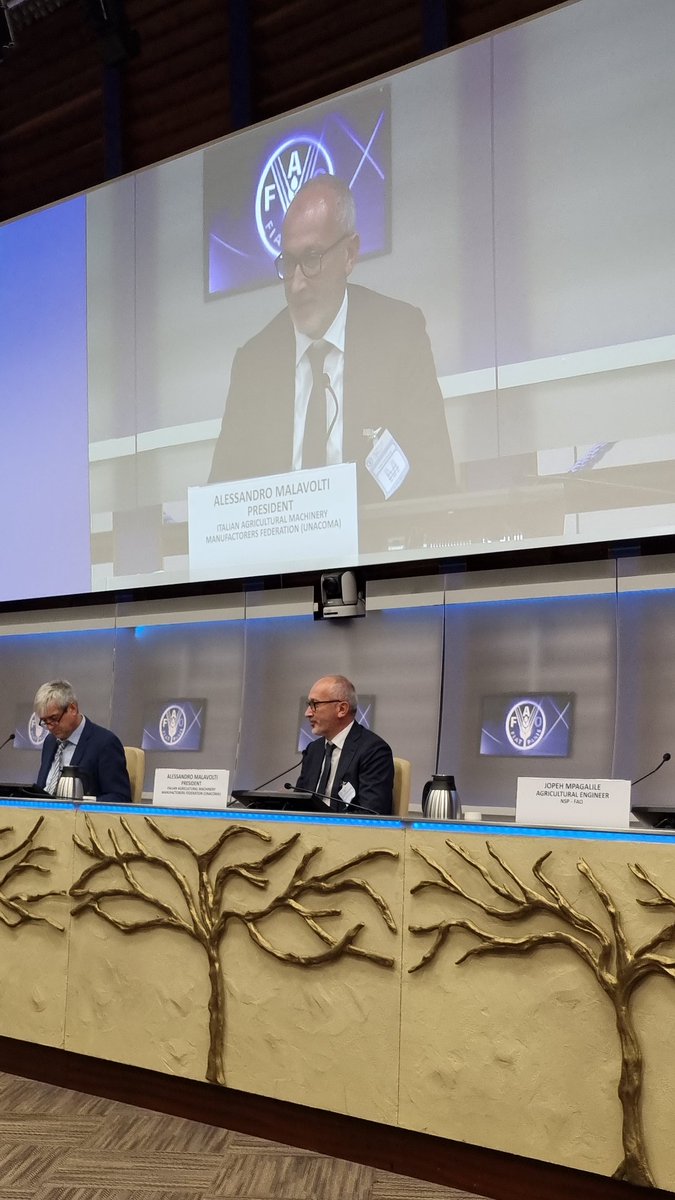 CEMAagri's tweet image. Alessandro Malavolti from Federunacoma says:our sector very capital intensive,and in order to be able to put in place appropriate actions we need the support of @FAO,the @_AfricanUnion and the local governments. Without this it will be difficult to reach #SustainableMechanization
