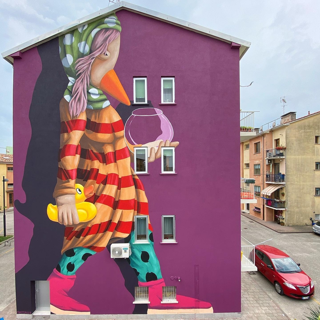 brababella's tweet photo. #Streetart by #TonyGallo @ #Caorle, Italy, for #CaorleSeaFestival
More pics at: https://t.co/qD7FHJEjSk
#streetartitaly #italystreetart #streetartcaorle #arteurbana #urbanart #murals #muralism #contemporaryart #artecontemporanea @tonygallohelp https://t.co/1VCFMaJoo6