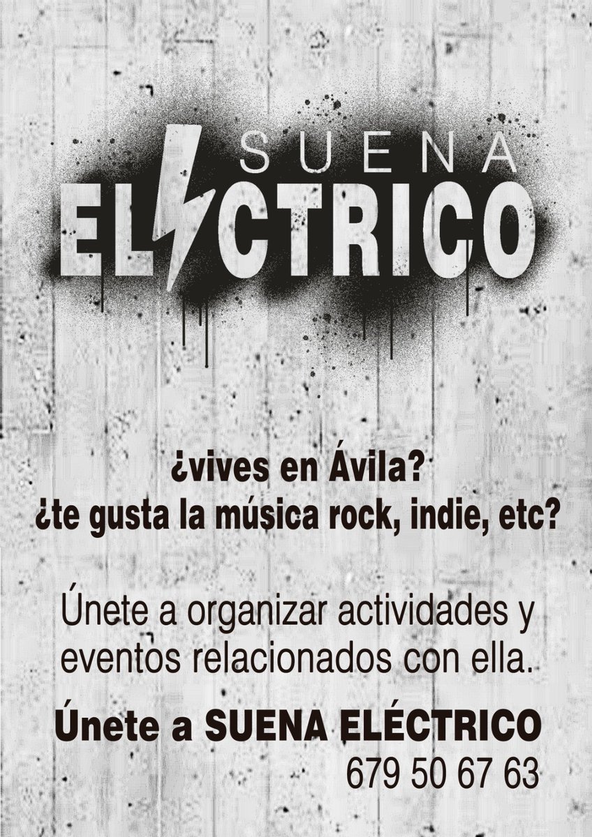 Bueno, pues <a href="/rosypunto/">Ros</a> y yo y más amig@s nos hemos cansado de quejarnos y queremos intentar hacer cosas en Ávila 🎸🎞📔. ¿Alguien se anima? Y sí, el nombre está inspirado en el disco de <a href="/lahabitacionroj/">La Habitación Roja</a> 😊