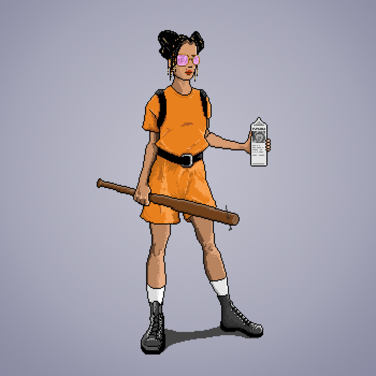 Milk Drinker Rebel. Yearbook Quote:

'Never cry over spilt milk, because it may have been poisoned.'

#NFT #NFTCommunity #pixelart #pfp #pfpNFT