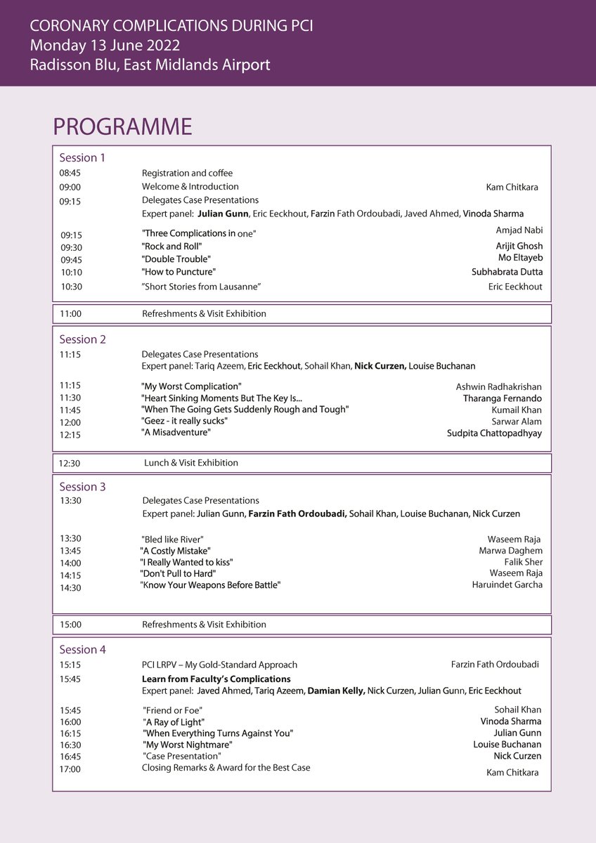Millbrook Medical Conferences (@millbrookmed) on Twitter photo The Millbrook team is off to <a href="/RadissonBluEM/">RadissonBluEastMids</a> today for Coronary Complications During PCI. We hope to see many familiar faces there!
Join the conversation on Twitter: #CoronaryComplications <a href="/PCIComplicatio1/">@PCIComplications</a> The Millbrook team is off to <a href="/RadissonBluEM/">RadissonBluEastMids</a> today for Coronary Complications During PCI. We hope to see many familiar faces there!
Join the conversation on Twitter: #CoronaryComplications <a href="/PCIComplicatio1/">@PCIComplications</a>