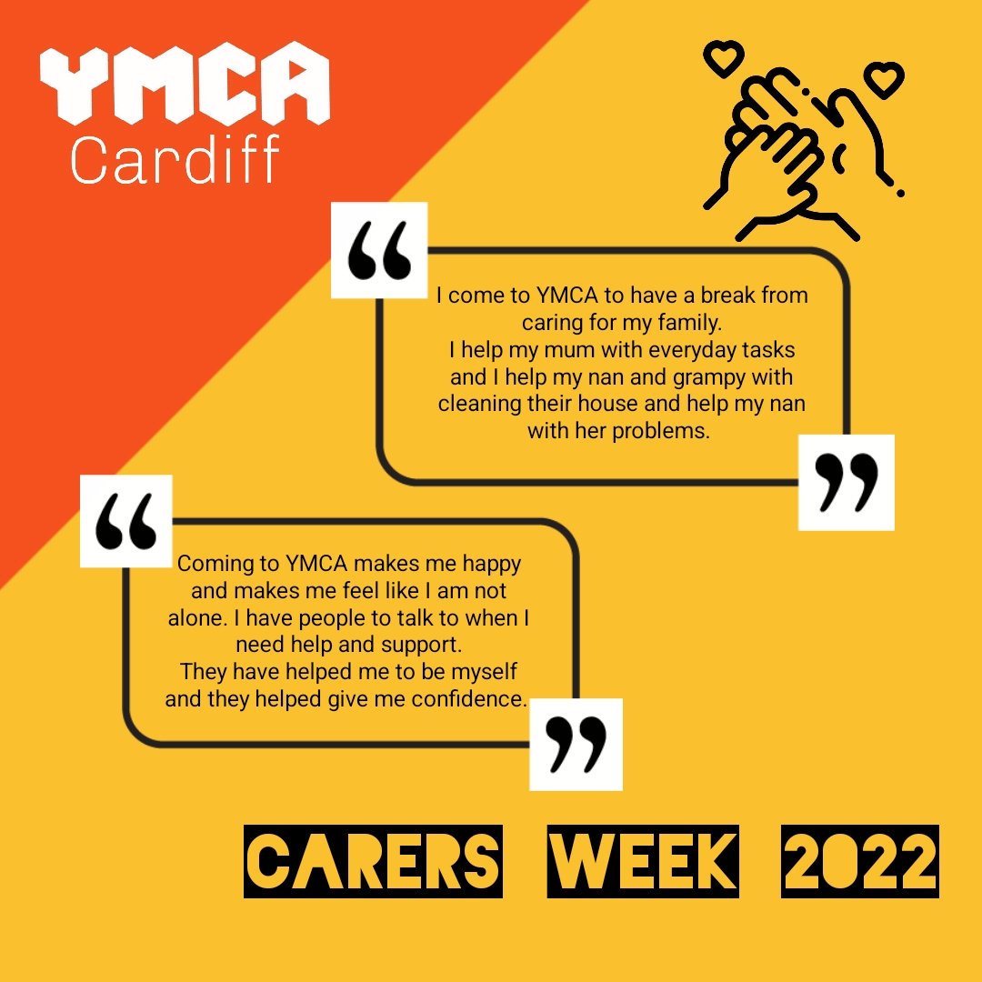 Some quotes from @YMCACdiff_Grp Young Carers  🌟 #CarersWeek2022 #YoungCarerSupport