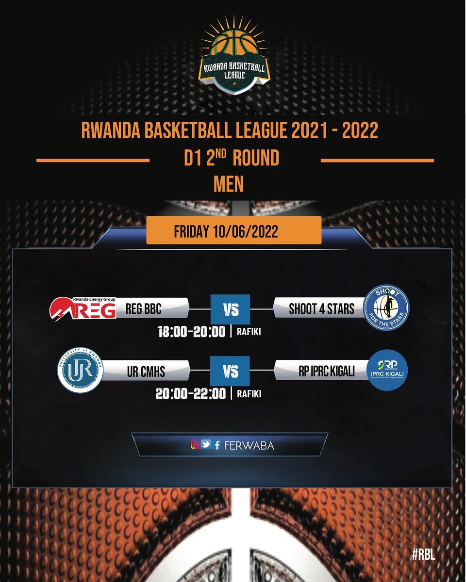 ferwabaRW's tweet photo. Good Day #basketball lovers. 

This weekend Rwanda Basketball League #RBL in Men and Women Categories Continues, slide through to check when and where your favorite team will be playing. https://t.co/ZP0DqXMS2p