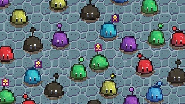 AnimalsPixel's tweet photo. Slimes (Stardew Valley) https://t.co/kWpSP2XGWd