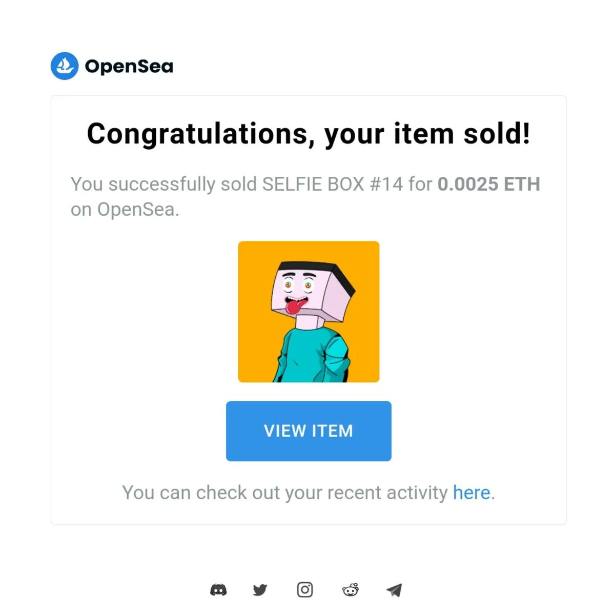 SOLD 🔥🚀
SELFIE BOX #14 🤳📦

Thanks so much new owner <a href="/GroenenArt/">Elena 💙 NFT Lover💙</a> for your support 🙏 ♥️