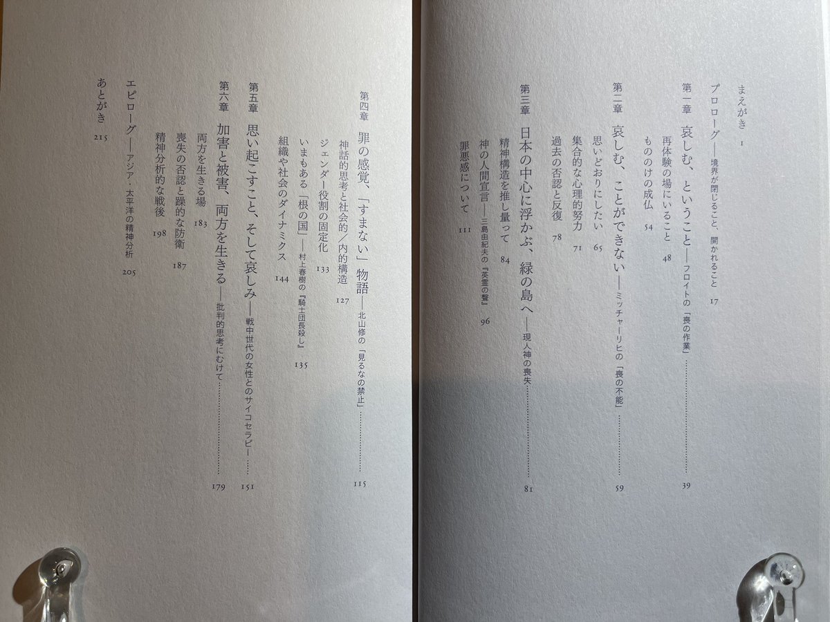 萩本快『哀しむことができない』(木立の文庫)

人が自分にとって大切な人を失くしたときには、それを受け入れ、その人がいない世界で生きていくことを認める“喪の作業“を行わなければならない。これを経ることで初めて、人はその人に対する全的な感情を認め、「哀しむことができる」。