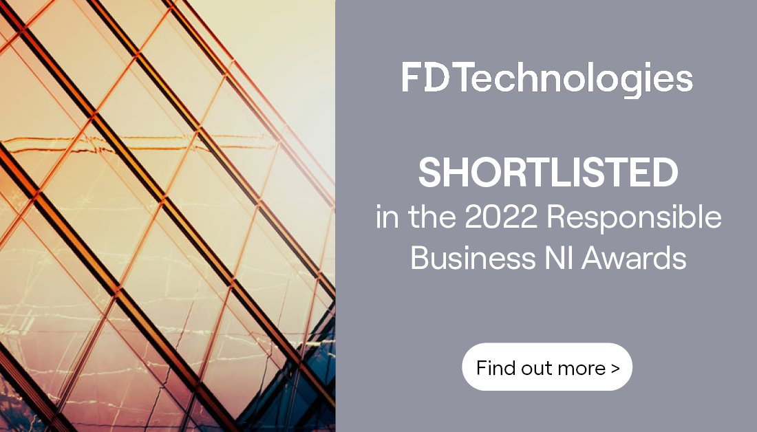 Great news! We are delighted to have been shortlisted in TWO categories in this years <a href="/bitcni/">BITC NI</a> Responsible Business Awards:

👉 Diversity &amp; Inclusion
👉 Wellbeing at Work

Learn more about life at FD Technologies here: bit.ly/3991qlX