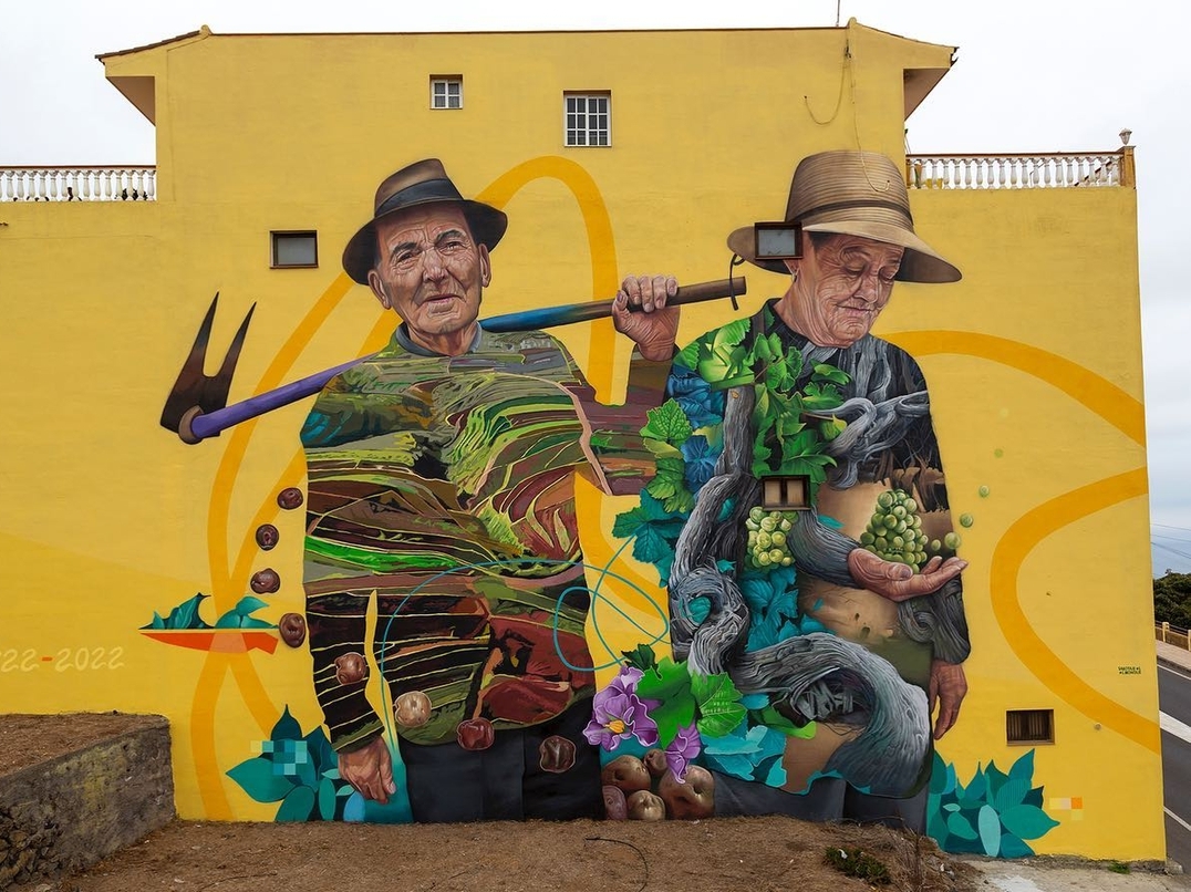 #Streetart by #SabotajeAlMontaje @ #CruzSanta, Spain, for #AyuntamientoDeLosRealejos
More pics at: barbarapicci.com/2022/06/09/str…
#streetartCruzSanta #streetartspain #spainstreetart #arteurbana #urbanart #murals #muralism #contemporaryart #artecontemporanea