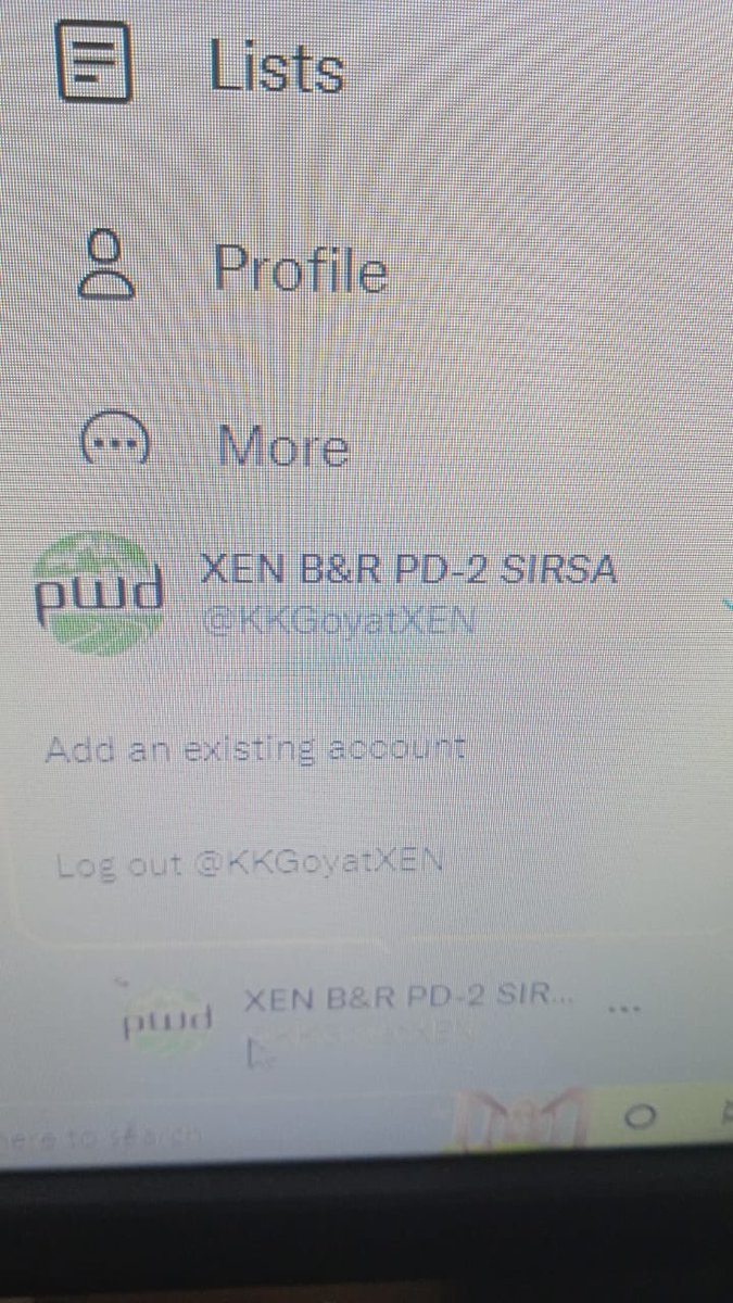 Twitter I’d of PD2 Sirsa changed .new is as below.