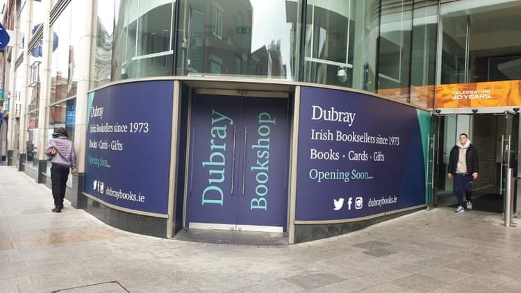 And then there were 11.. 
We are delighted to announce our newest addition to the Dubray family opening in Henry Street in the coming weeks. 

#newstore #newshop #books #bookshop #bookselling #shop #henrystreet  #dubray #dubraybooks