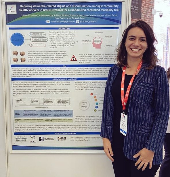 Carol is presenting our @STRiDE_Brasil @STRiDEDementia poster n.114 at #ADI2022 on #stigma and #Dementia in #Brazil @unifesp @febraz_br Do come and say hello 😃
