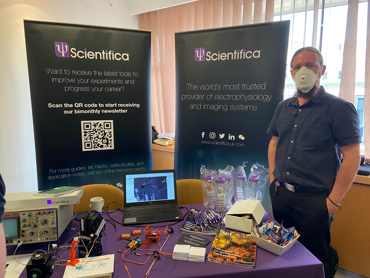 Scientifica_Int's tweet photo. Our team had a great time at the @SussexNeuro public engagement event yesterday.🧠 Well done to all those who had a go at "patching" their first cell using our PatchStar. 👏 #patchclamping #neuroscience #science @DocTimmins
https://t.co/aEGMSO0l9D https://t.co/fnJfzigwz8