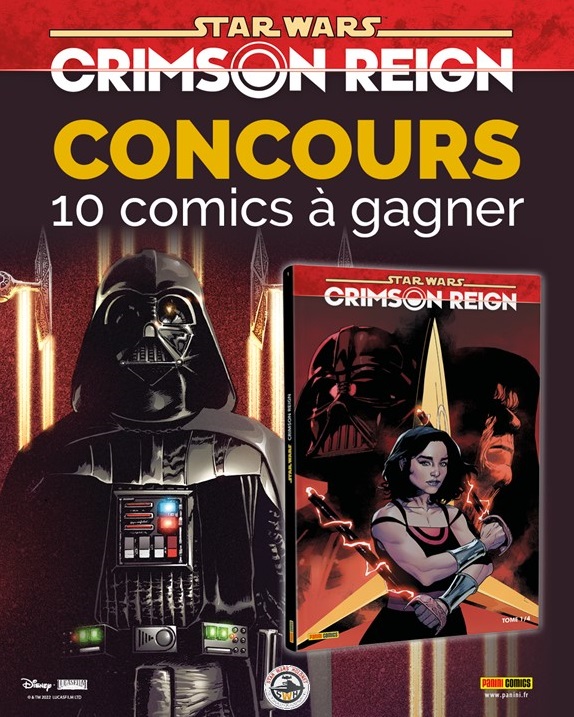 starwarsholonet's tweet photo. En partenariat avec @paninicomicsfra nous faisons gagner 10 exemplaires du 1er tome de Crimson Reign !

Pour participer : 
- RT ce tweet et follow @starwarsholonet 

TAS le 15/06/22 au soir.

Détails et règlement dans l'actu : 
https://t.co/d0sTVBnGO7 https://t.co/HnOxSxwiqo