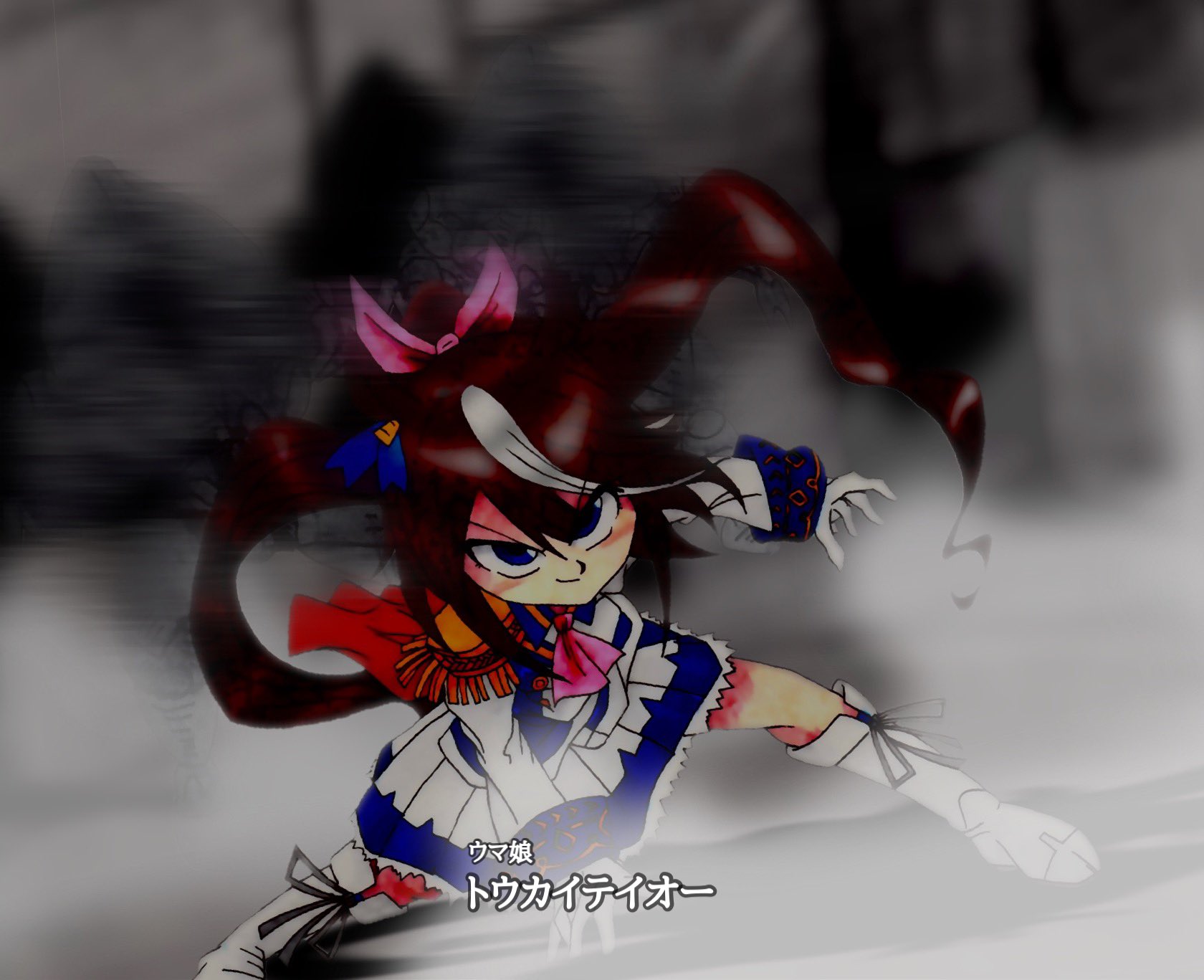 エモい漢 仮面ライダーカブトopのあれ ウマ娘 トウカイテイオー イラスト T Co Sy9hmixkr7 Twitter