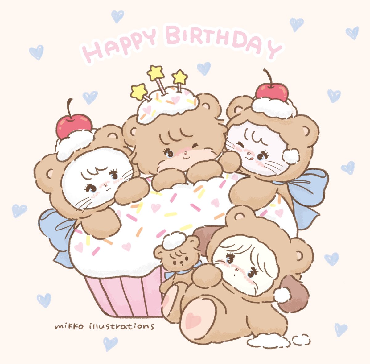 ラテちゃん！ お誕生日おめでとう🐻💓🎂🎁