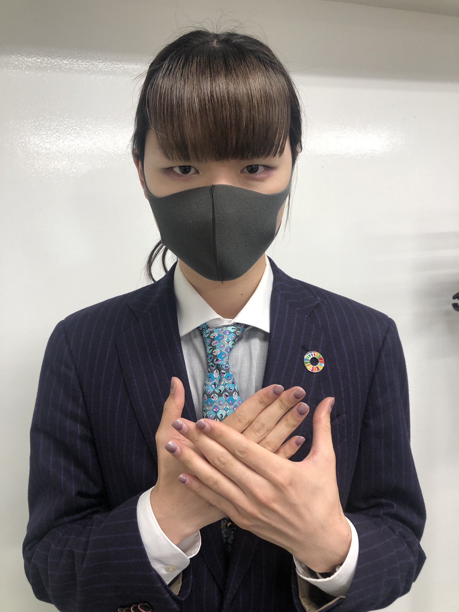 Bankanわものや 採用担当 今週のお洒落さんは イースト事業部風紀委員長szt君 トリートメント欠かさないロングヘアー ネイル 私も野球部時代ボールを投げて割れないようにしてた保護用のネイルを思い出します 野球部もお洒落さんも