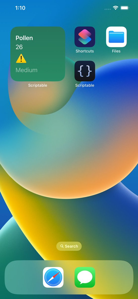 A single <a href="/scriptableapp/">Scriptable</a> script powering multiple widgets across the Home Screen and Lock Screen 😃 #WWDC22