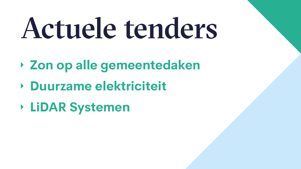 We hebben een lekker energierijk #tenderalert voor u deze week. Oja, en #groen natuurlijk.
Mooie aanbestedingen om op in te schrijven. Iets voor u? Dan begeleidt ons team van experts u graag naar uw beste inschrijving. Kijk op: aanbestedingen.corusadvies.nl/actuele-tenders