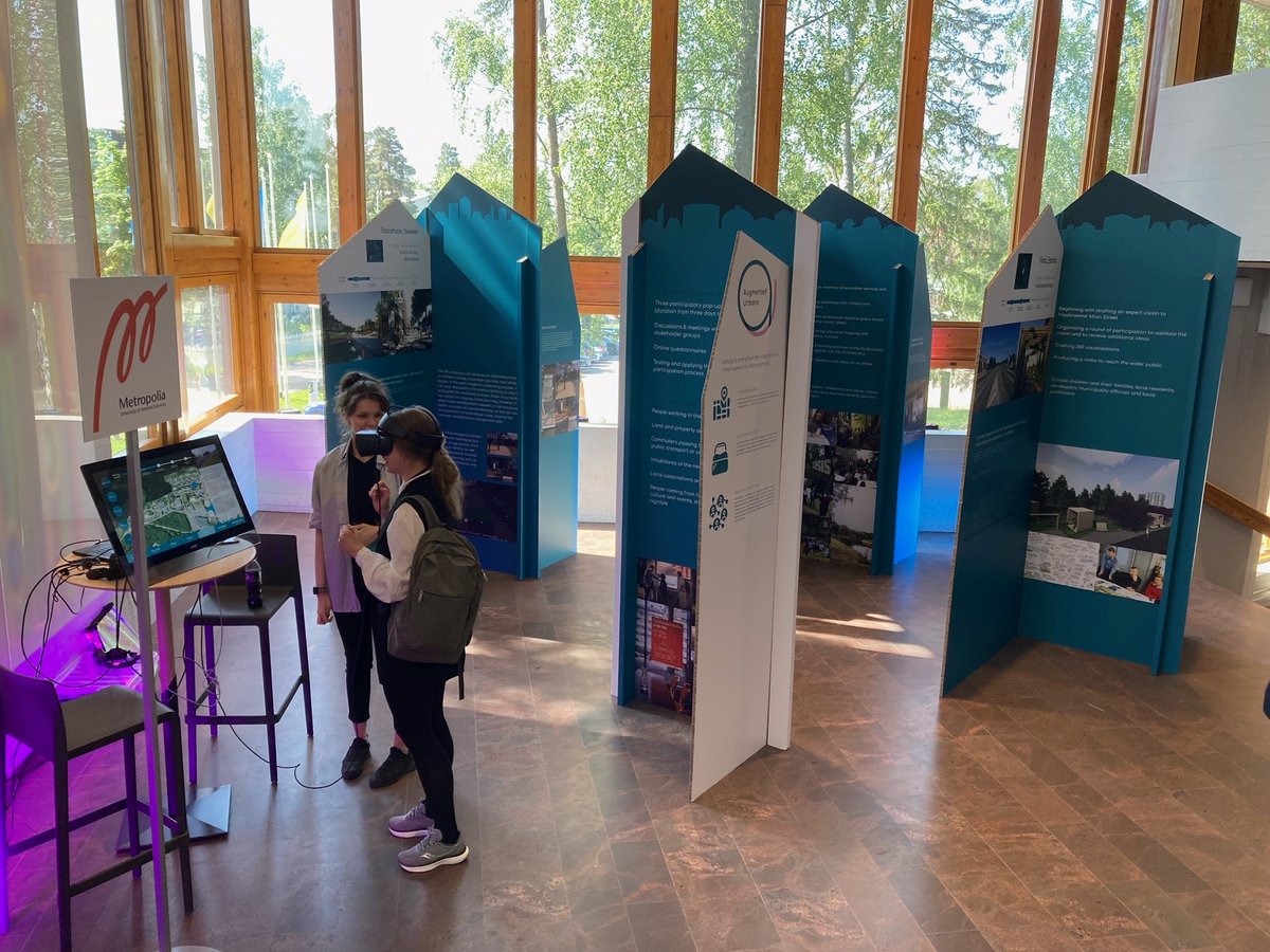 Facilitating citizen paticipation in urban planning through extended reality (XR) solutions. The forward-looking #Eurocities2022 conference lets you experience new solutions in practice. #FunctionalCityforPeople