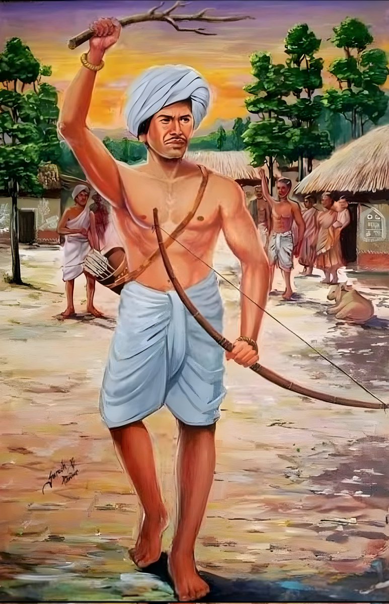 roat_mla's tweet image. अंग्रेजी हुकूमत के खिलाफ आदिवासी समाज के लिये अपना बलिदान देने वाले धरती आबा आदिवासी महान जननायक बिरसा मुंडा के शहादत दिवस पर जोहार नमन। 🙏🏻💐