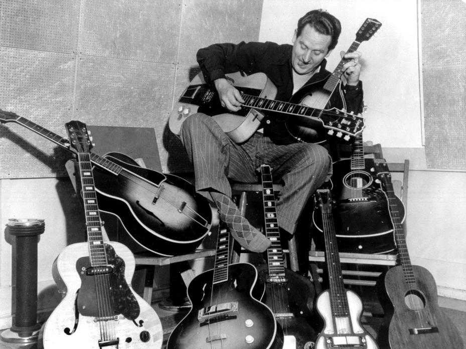 AdlerRadioMKE's tweet photo. He invented multi-track recording, solid body electric guitar &amp; today he would have been 107. But why is there no #LESFEST for the late Les Paul in #Waukesha?? Get artists that play a @gibsonguitar Les Paul, mobile museum, etc! Waukesha, get on this! https://t.co/RQW9nJ0uC4