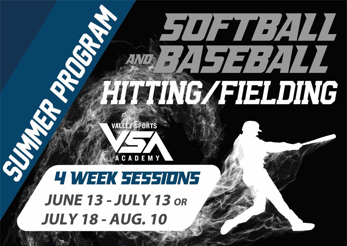Calling all Baseball ⚾️ and Softball 🥎 Athletes!
There is still time ⏰ to sign up for our Summer Skills program.. We have our first one starting on Monday!  4 Week Session focused on foundational skills for hitting and fielding!  
#VSA #baseballtraining #softballtraining
