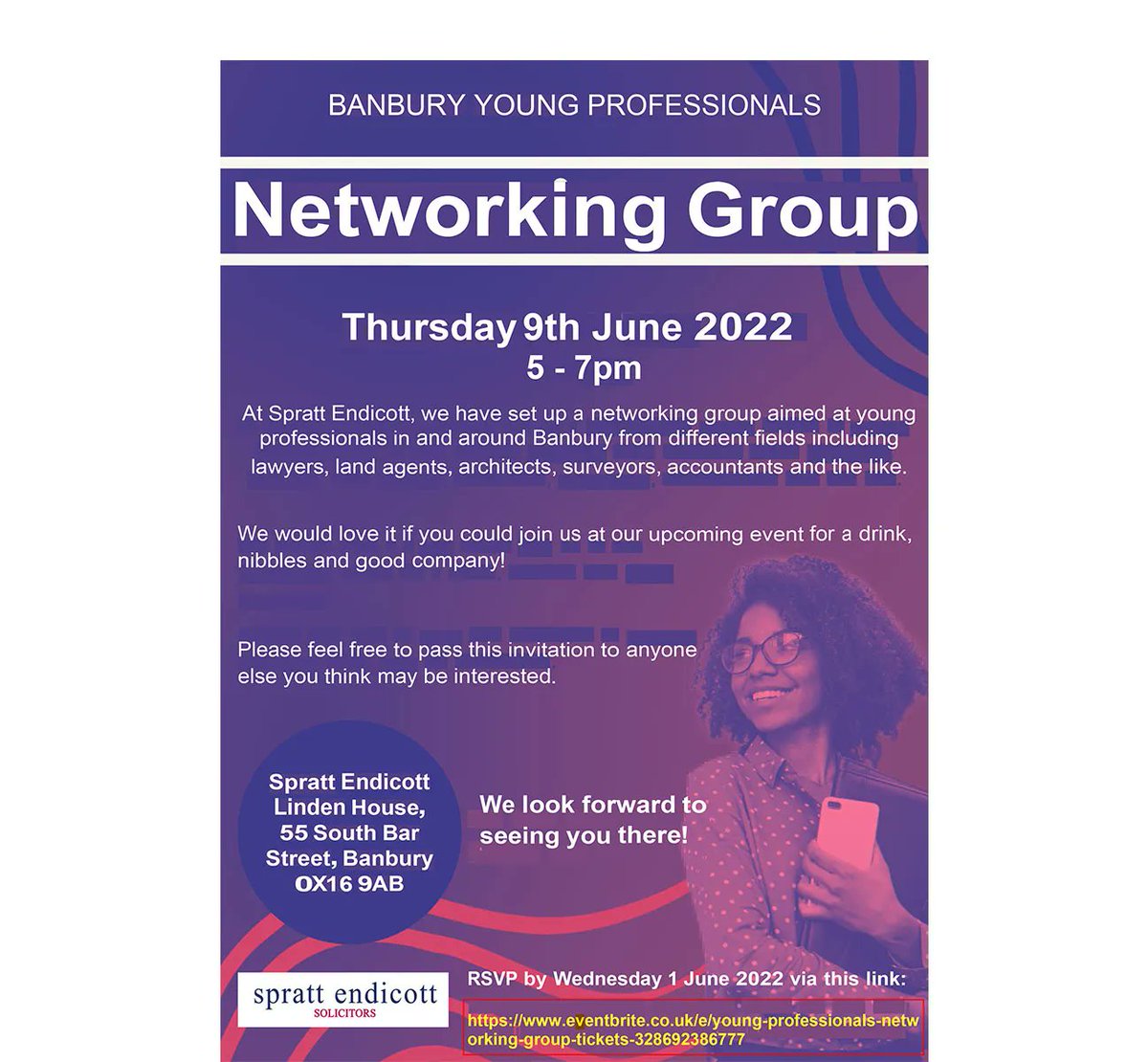 Don't forget the Banbury Young Professionals Networking Event tonight at 5-7pm located in our Banbury Office. 

Book here to meet and chat with like minded people 👉 buff.ly/3O20jH1
#Banburynetworking