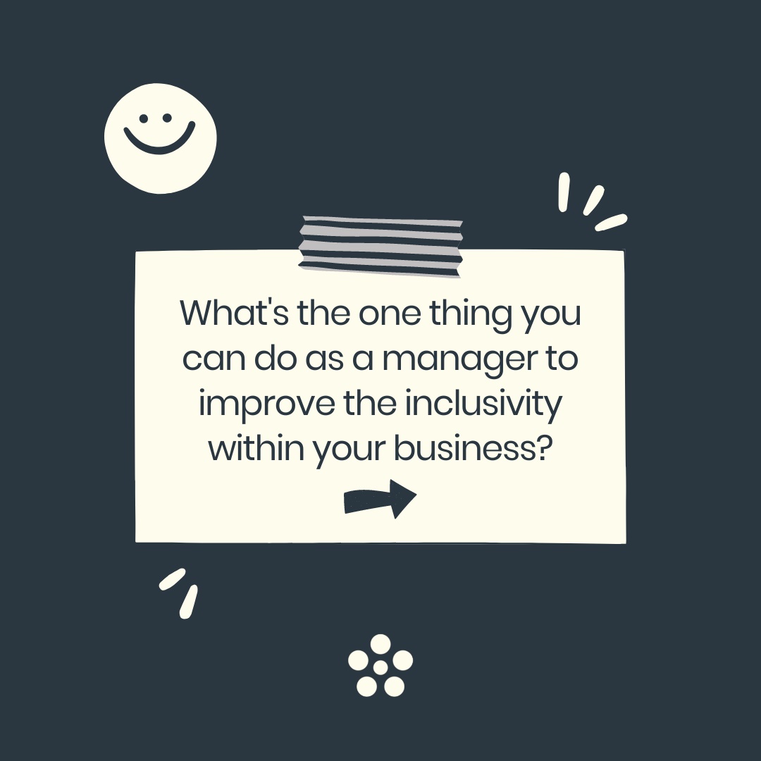 June's one thing is asking you to focus on inclusivity.

If you think you could be a more inclusive employer get in touch to hello@limelighthr.co.uk so we can help you. #smallbiz #HRConsultant limelighthr.co.uk