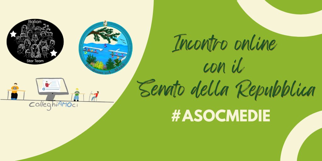 ascuoladioc's tweet photo. #ASOCMEDIE
Complimenti ai Team #ColleghiAMOci, #RipartiamoviAMARE e l’@Italianstarteam, che hanno incontrato gli Onorevoli Senatori e hanno avuto l'opportunità di presentare la propria ricerca di monitoraggio civico 🙂
Scopri di più ➡️ https://t.co/D7Z3ULQ3qZ https://t.co/OwF5pmKtz1