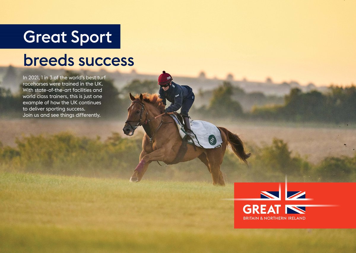 GBRI_UK's tweet image. "British racing joining the @GREATBritain campaign presents an exciting opportunity for the industry to communicate its world-leading credentials more effectively in over 145 countries." 🇬🇧

Read more ➡️ greatbritishracinginternational.com/news/british-r…

📸 @horses_training / @DomJam_