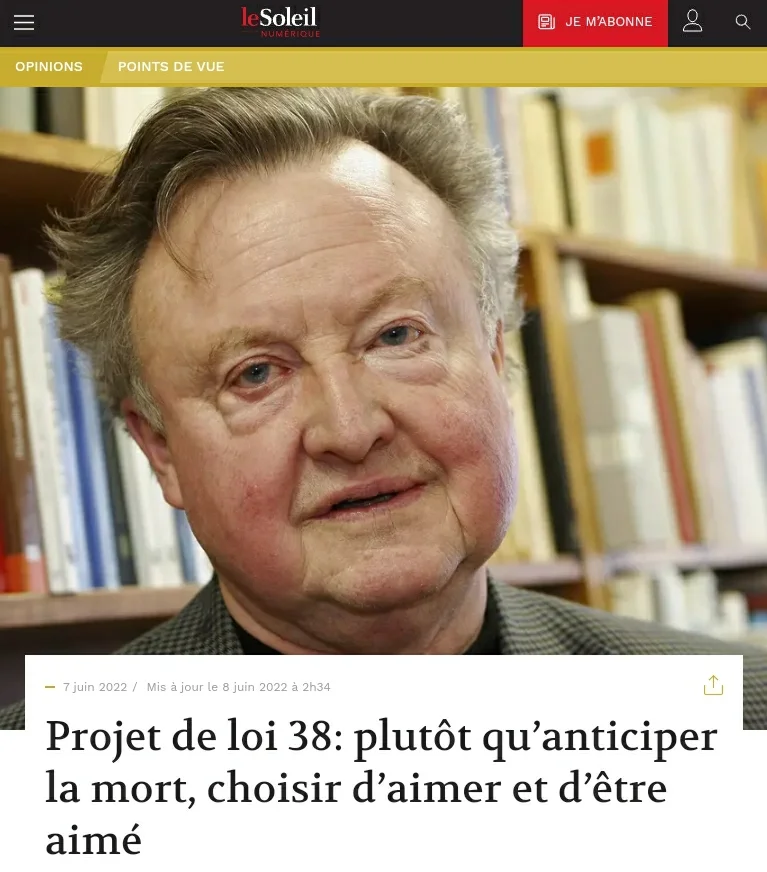 Vivredignite's tweet photo. Ce qui donne le plus sens à la vie humaine, c’est «d’aimer et d’être aimé. Ces personnes souffrantes semblent bien être là pour nous le rappeler. Leur donner la mort reviendrait à renier notre humanité et rejeter le meilleur de nous-mêmes»
👏Thomas De Koninck
#PL38 #findevie #AMM https://t.co/TABHpQm4sB