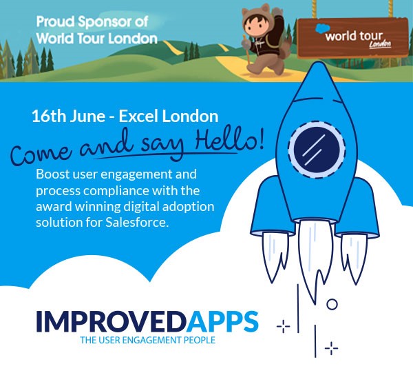Booth 124, next Thursday, Salesforce London World Tour...See you there! 

#salesforce #appexchange