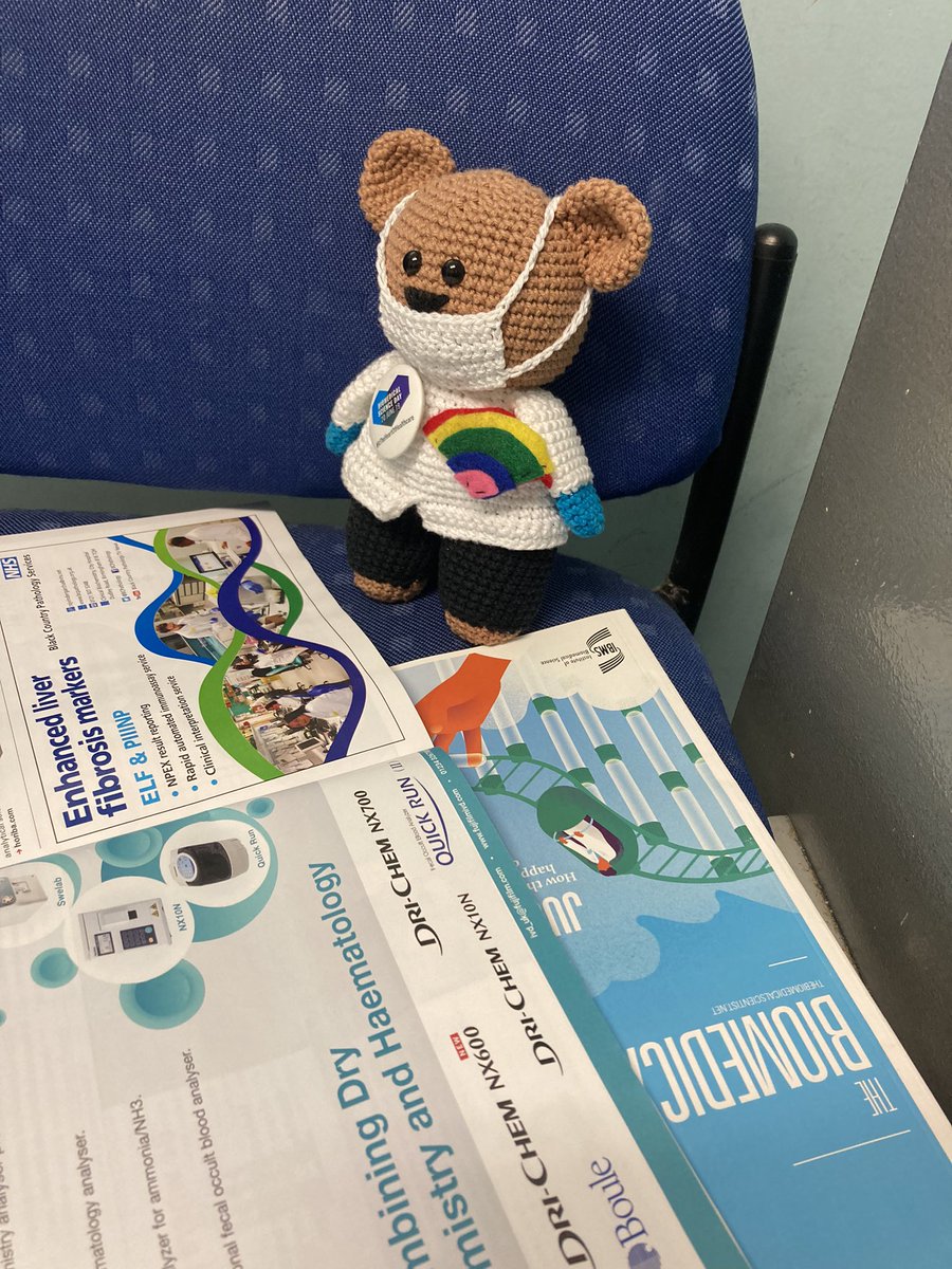 Our @BCPathology Toxicology mascot doing a bit of reading on Biomedical Science Day! #ibms #BiomedicalScienceDay2022 #AtTheHeartOfHealthcare
