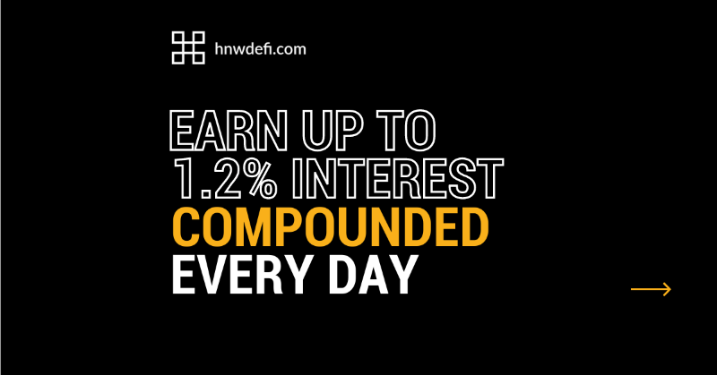 HNW_Community's tweet photo. Look no further for a low-risk passive income generator that can help you fuel your financial freedom 🔥 🚀 @Official_HNW