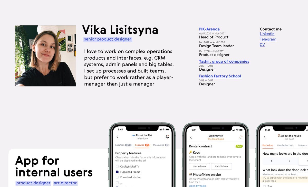 So, I'm looking for a new work challenge as a product designer. I love simple client interfaces with complex, branchy and multilayered operational processes behind them, and I love both parts of that thing. 

If I have to choose one, convenience > beauty

bit.ly/3MB7ip6