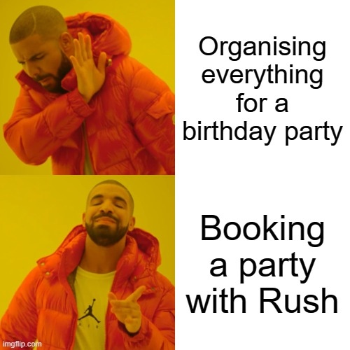 Rushhighwycombe's tweet photo. 🎉Take the stress out of party planning with our 100%-Fun-Zero-Stress party packages!🥳

✅Pick the party package.
✅Select the date.
✅Invite your guests.
✅Leave the rest to us.

Compare our party packages now https://t.co/MKppFPueaU https://t.co/c3ZUnw6Kns