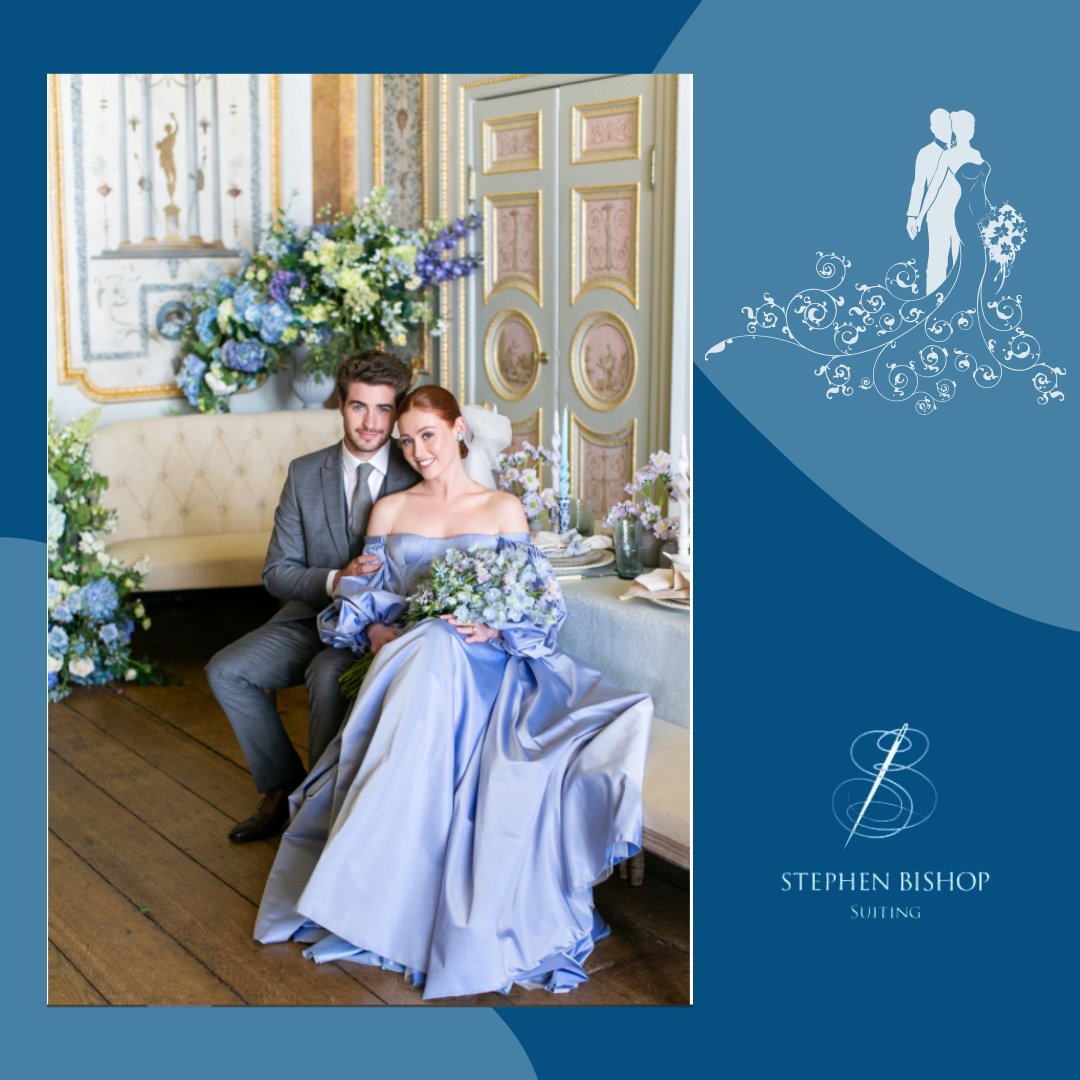 His eyes perfectly matched the beautiful blue dress ... we cannot take the credit for that. But his outfit, was all on us.

We are honoured to be showcased alongside a host of top suppliers on this amazing wedding blog lovemydress.net/blog/2021/03/b…

 #groomsinspiration #somethingblue