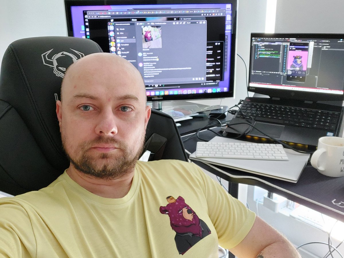 GregDustcloud's tweet photo. @FancyBearsMeta Representing with some new loot, while working on something to make the project even bigger!
#bearwithme y'all, your #fancypass app is coming soon to your iOS or Android device.
Watch this space.
@jakubchmielniak
@BartekSibiga
@nescor007 https://t.co/Vm40H1UQKL