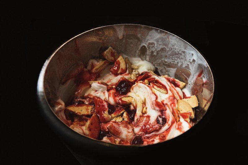 Qué te parece nuestro helado de tarta de queso…?