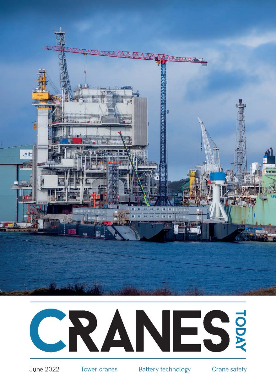 The June issue of Cranes Today magazine, the industry’s most established title, is out now. Read online or download your free copy here: 
content.yudu.com/web/442ay/0A44…
 
#cranesafety 
#batterytechnology
#towercranes
#vertikaldays