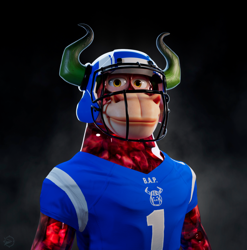 ejlaoang's tweet photo. HUT! HUT!

Someone wants to play @FantasyFootbull
can he join @JL2Tech? 
 
Bull #3373 - SOLD 1.5 ETH!!

0.27% RUBY BODY 
0.38% FOOTBALL BLUE 

@BullsApesProj -SOLD OUT in 67Hrs
#NFTcommunity  #BAPFollowBAP #BAPStampede #JoinTheStampede #RockYourBAP #BAPNation  #JoinBAPNation #NFT https://t.co/nvQrGQALIe