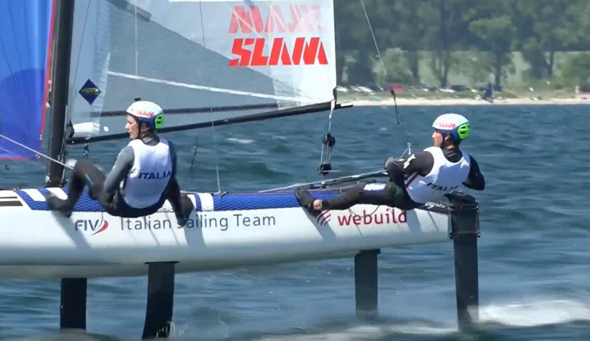 SF Sister City Kiel — The #KielWeek in it’s 141st year happening now.

Kieler Woche 2022 — sailing day 6. Great impressions from the olympic foiling cats and surfers, #Nacra17 and #IQFoil. 

Daily video highlights at kielerwoche.tv.
#KielerWoche2022 <a href="/sfgov/">City of San Francisco</a> <a href="/SFPort/">Port of San Francisco</a>