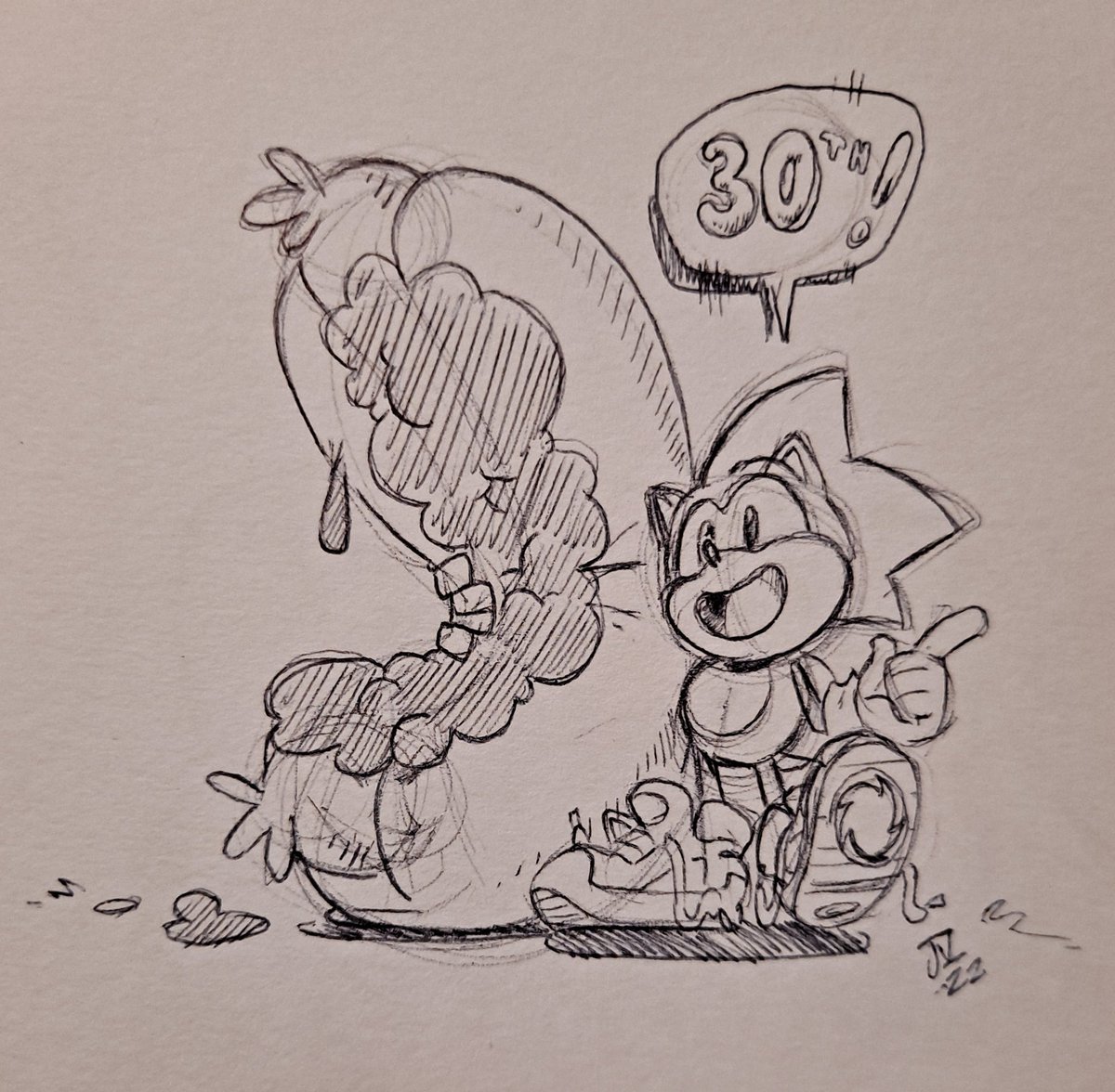 the_varvs's tweet image. In honor of speedy blues 30th, he gets the big chili dog!

@sonicthehedgehog @sega #chilidog #sonicorigins #sonicthehedgehog30thanniversary  #2022 #doodles #thevars #varvir #rivrav #ghosttoast