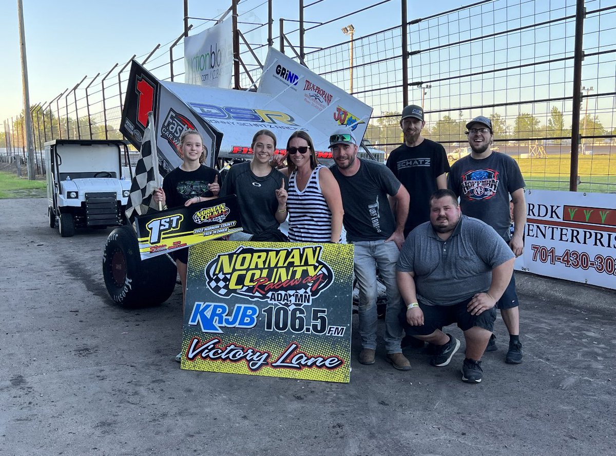 Feature winner at Norman County Raceway!