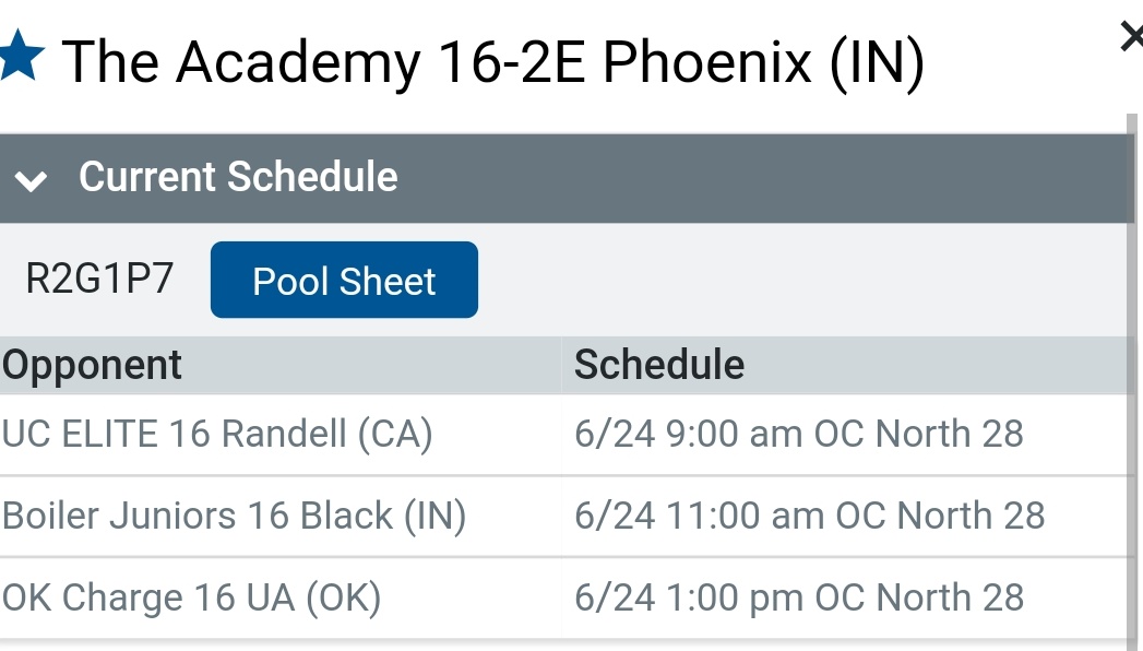 2022 Academy 16 Elite Phoenix tweet media
