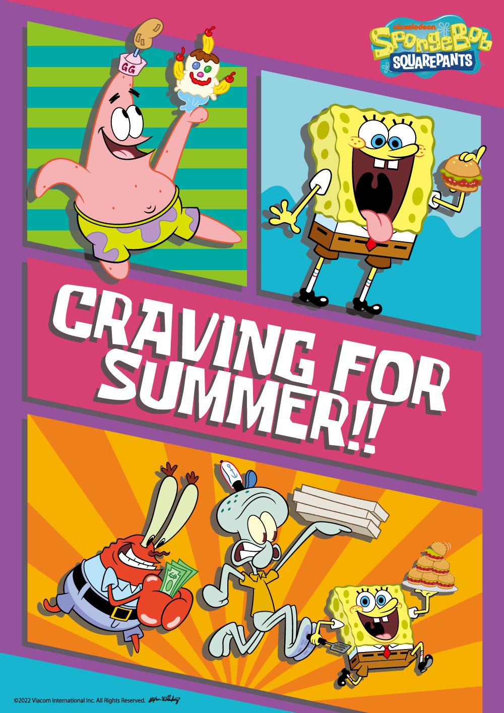 春＠プロフ必読SpongeBob Fontaine 新品3個 SpongeBob スポンジ・ボブ×さかなクンコラボ 缶バッジ