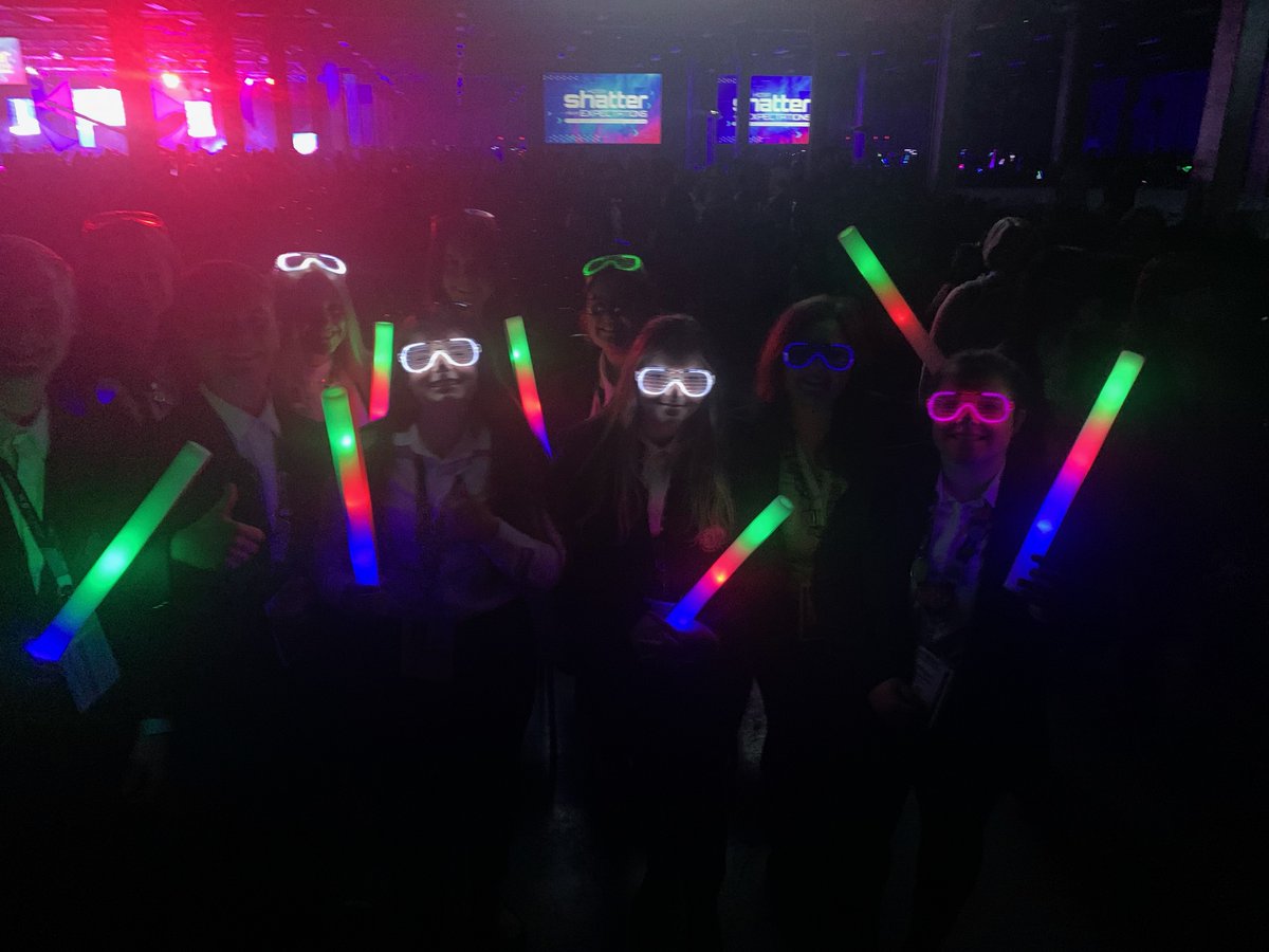 We have 11 students in Nashville, TN right now for the HOSA International Leadership Conference. The conference is off to a great start, with a GLOWING opening ceremony! 🤩 Good luck to all who are competing this week! #SuccessReady