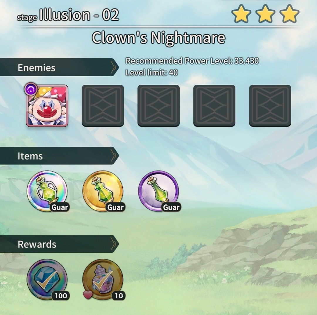 jxsunk's tweet photo. For anyone struggling with the clown stage, I have a 3* step by step tutorial ⤵️
#NUcarnival #kleinstar #Illusion2 #Clownsnightmare https://t.co/EeZrSIkdXI