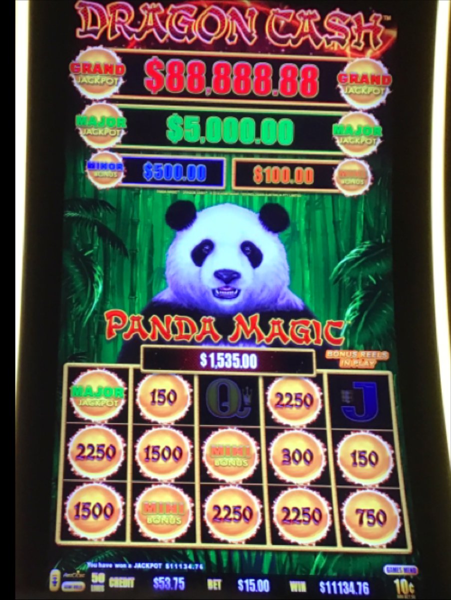 PalaCasino's tweet photo. 🐼$11,134 JACKPOT!!! Panda Magic was in full swing for Shannon M. from Oceanside whose $15 bet was transformed into an $11,134.76 jackpot on this 10¢ slot! Join us in congratulating her on a great win! 🤑
#palacasino #jackpot #winners #jackpotwinner #slots #pandamagic https://t.co/oVHX2RqxGR